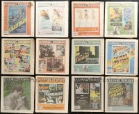 1s203 LOT OF 12 2007 CLASSIC IMAGES MOVIE MAGAZINES 2007 great movie images & ads!