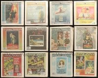 1s204 LOT OF 12 2008 CLASSIC IMAGES MOVIE MAGAZINES 2008 great movie images & ads!