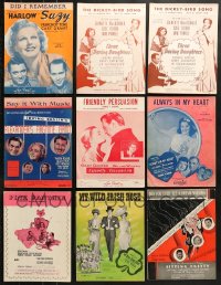 1s117 LOT OF 20 MOVIE SHEET MUSIC 1930s-1950s songs from a variety of different musicals!