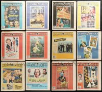 1s200 LOT OF 12 2004 CLASSIC IMAGES MOVIE MAGAZINES 2004 great movie images & ads!