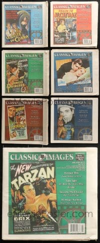 1s241 LOT OF 7 2014-15 CLASSIC IMAGES MOVIE MAGAZINES 2014-2015 great movie images & ads!