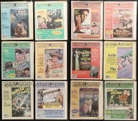 1s196 LOT OF 12 2000 CLASSIC IMAGES MOVIE MAGAZINES 2000 great movie images & ads!