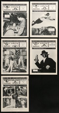 1s222 LOT OF 5 THOSE ENDEARING MATINEE IDOLS VOL. 3 MOVIE MAGAZINES 1973 cool movie images!