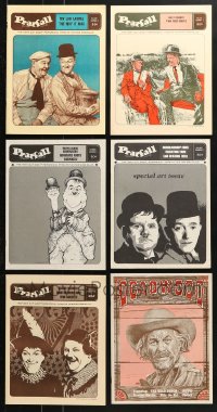 1s236 LOT OF 6 MOVIE MAGAZINES 1969-1971 5 issues of Laurel & Hardy's Pratfall & 1st Deadwood!