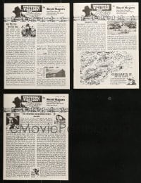 1s212 LOT OF 3 1995 WESTERN CLIPPINGS MOVIE MAGAZINES 1995 great cowboy images & articles!