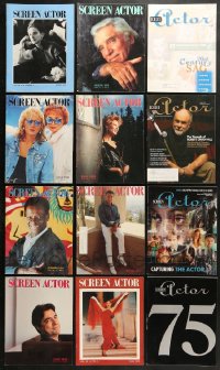 1s191 LOT OF 12 1990S-00S SCREEN ACTOR MOVIE MAGAZINES 1990s-2000s great images & articles!