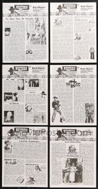 1s238 LOT OF 6 WESTERN CLIPPINGS MOVIE MAGAZINES 2000s-2010s great cowboy images & articles!