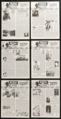 1s232 LOT OF 6 2004 WESTERN CLIPPINGS MOVIE MAGAZINES 2004 great cowboy images & articles!