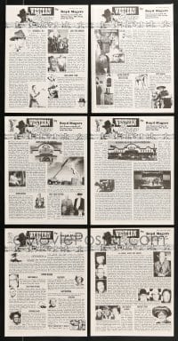 1s231 LOT OF 6 2003 WESTERN CLIPPINGS MOVIE MAGAZINES 2003 great cowboy images & articles!