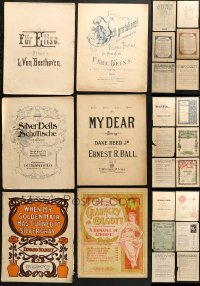 1s134 LOT OF 37 10.75X13.75 SHEET MUSIC 1920s-1930s great songs from a variety of artists!