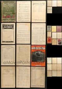 1s154 LOT OF 34 SONG BOOKS 1910s-1930s sheet music for a variety of different songs!