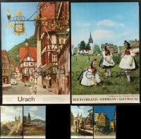 1s479 LOT OF 7 20X30 GERMAN TRAVEL POSTERS 1960s-1970s great images of famous landmarks!