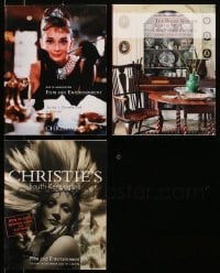 1s253 LOT OF 3 CHRISTIE'S SOUTH KENSINGTON AUCTION CATALOGS 2000s Film & Entertainment + more!