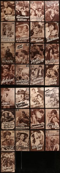 1s056 LOT OF 29 GERMAN PROGRAMS 1950s-1960s great images from a variety of different movies!