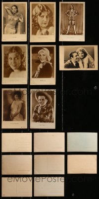 1s622 LOT OF 8 GERMAN ROSS POSTCARDS 1930s portraits of a variety of actors & actresses!