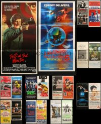 1s047 LOT OF 24 FOLDED AUSTRALIAN DAYBILLS 1960s-1980s great images from a variety of movies!