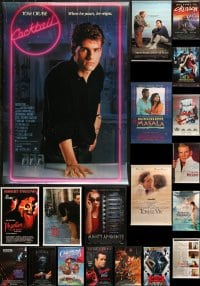 1s539 LOT OF 25 UNFOLDED SINGLE-SIDED MOSTLY 27X40 ONE-SHEETS 1980s-1990s cool movie images!