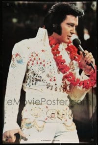 1s501 LOT OF 4 UNFOLDED COMMERCIAL AND MUSIC POSTERS 1970s-1990s Elvis, Red Hot Chili Peppers!