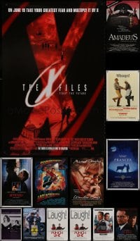 1s594 LOT OF 17 UNFOLDED SINGLE-SIDED MOSTLY 27X40 ONE-SHEETS 1980s-1990s cool movie images!