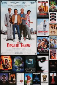 1s557 LOT OF 23 UNFOLDED DOUBLE-SIDED MOSTLY 27X40 ONE-SHEETS 1990s-2000s cool movie images!