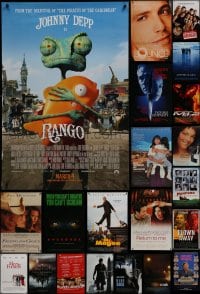 1s564 LOT OF 22 UNFOLDED DOUBLE-SIDED AND SINGLE-SIDED 27X40 ONE-SHEETS 1990s-2000s cool movie images!