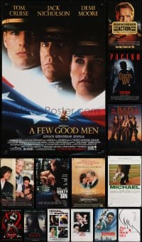 1s574 LOT OF 20 UNFOLDED DOUBLE-SIDED MOSTLY 27X40 ONE-SHEETS 1990s cool movie images!