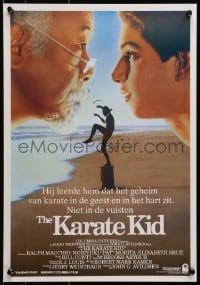 1t447 KARATE KID Belgian 1984 Pat Morita, Ralph Macchio, teen martial arts classic!