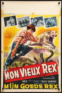1t464 OLE REX Belgian 1966 Billy Hughes, surrounded by the terrors of a hidden death trap!