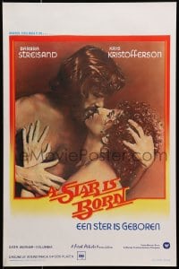 1t476 STAR IS BORN Belgian 1977 Kris Kristofferson, Barbra Streisand, rock 'n' roll concert image!