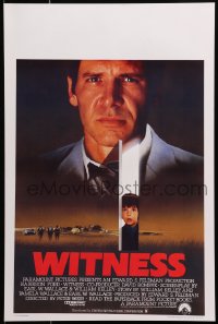 1t487 WITNESS Belgian 1985 big city cop Harrison Ford in Amish country, directed by Peter Weir!