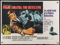 1t220 DETECTIVE British quad 1968 Frank Sinatra as gritty New York City cop, an adult look at police!