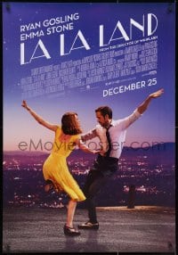 1t053 LA LA LAND advance Canadian 1sh 2016 Ryan Gosling, Emma Stone dancing, all English design!