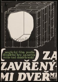 1t092 NO EXIT Czech 12x16 1967 lesbian drama partly directed by Orson Welles, strange Pozarek art!