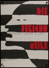 1t544 JERICHO MILE East German 23x32 1982 Strauss, made-for-TV crime movie directed by Michael Mann