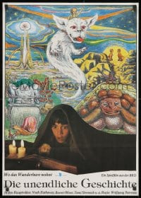 1t563 NEVERENDING STORY East German 23x32 1989 Wolfgang Petersen, completely different fantasy!