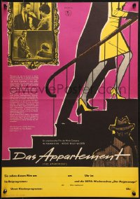 1t591 APARTMENT East German 16x23 1963 Billy Wilder, Jack Lemmon, Shirley MacLaine, different!