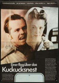 1t599 ONE FLEW OVER THE CUCKOO'S NEST East German 16x23 1976 Nicholson, Forman classic, different!