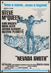 1t041 NEVADA SMITH Egyptian poster R1970s Steve McQueen will soon be a legend, montage artwork!