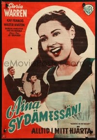 1t132 ALWAYS IN MY HEART Finnish 1944 would-be star Gloria Warren featured over Kay Francis & Huston!