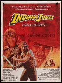 1t294 INDIANA JONES & THE TEMPLE OF DOOM French 16x21 1984 Ford, Kate Capshaw & Quan by Jouin!