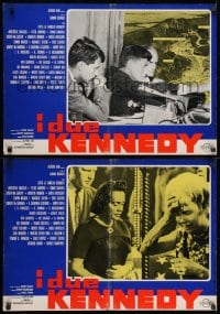1t902 2 KENNEDYS group of 3 Italian 19x27 pbustas 1969 Robert Kennedy, Coretta Scott King!
