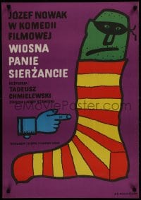 1t414 WIOSNA PANIE SIERZANCE Polish 23x33 1974 great images of castr in circles, Mlodozenic art!
