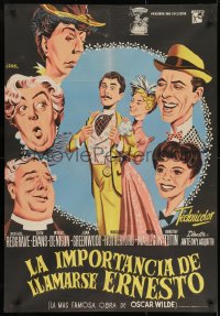 1t067 IMPORTANCE OF BEING EARNEST Spanish 1954 Oscar Wilde's comedy, Michael Redgrave!