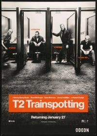 1t258 T2 TRAINSPOTTING English mini poster 2017 Boyle sequel, McGregor, Bremner, Miller, Carlyle!