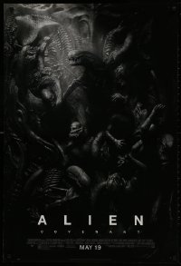 1w610 ALIEN COVENANT style D advance DS 1sh 2017 Ridley Scott, Fassbender, incredible sci-fi image!