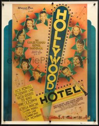 1w293 HOLLYWOOD HOTEL 22x28 commercial poster 1980s Busby Berkeley, Dick Powell, Lane Sisters!
