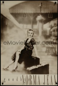 1w301 MARILYN MONROE 24x35 English commercial poster 1990 train station image, Goodbye Norma Jean!