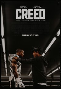 1w675 CREED advance DS 1sh 2015 image of Sylvester Stallone as Rocky Balboa with Michael Jordan!