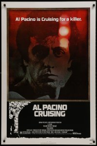 1w679 CRUISING 1sh 1980 William Friedkin, undercover cop Al Pacino pretends to be gay!