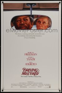 1w703 DRIVING MISS DAISY 1sh 1989 art of Morgan Freeman & Jessica Tandy, Bruce Beresford directed!